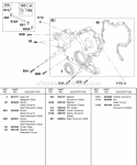 Gear Cover Governor Crank Diagram and Parts List for 581447-0375-E2  Briggs and Stratton Engine